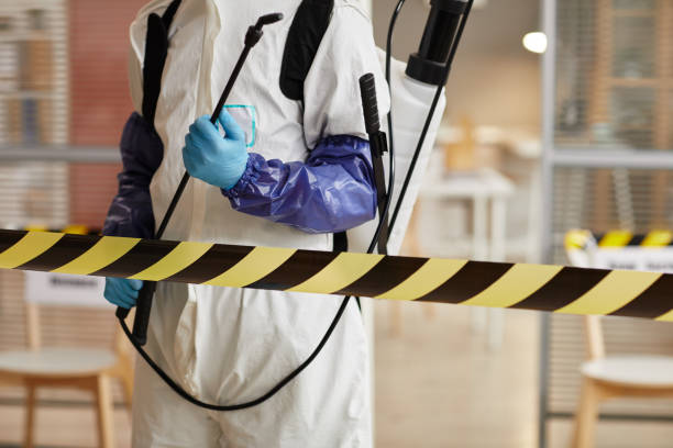 Professional Biohazard Cleanup technician working in Belleview, FL